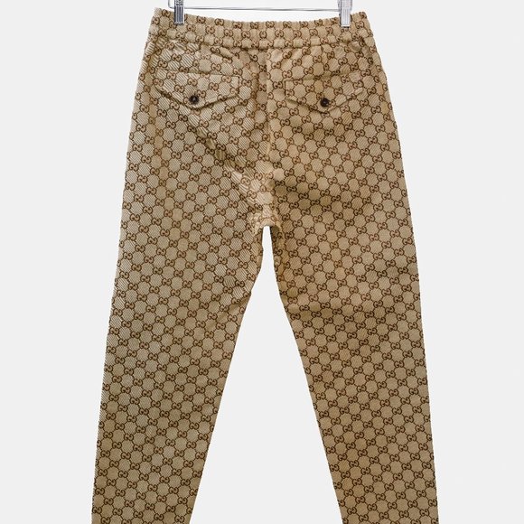Gucci - Beige Monogram Jacquard - Joggers - Picture 2 of 13